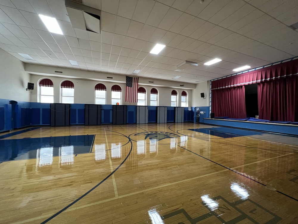 Fresh Resurfacing of Gym & APR floors Harrington Park School District